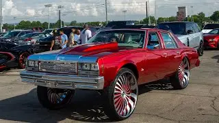HSV JuneFest car & bike show 2024 Huntsville, AL: *PART 2* (Donks, Gbodies, muscle cars, etc)