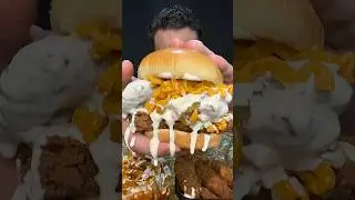 Buldak Ramen & Wingstop 🍜🐓#wingstop #buldak #mukbang #food #eating #ramen #friedchicken