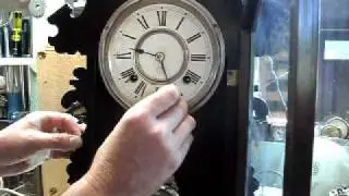 Ansonia mantle striking clock with no self correcting mechanism - setting up