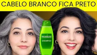 MISTURE no SHAMPOO - FAZ CABELO BRANCO FICAR PRETO SEM TINTA!