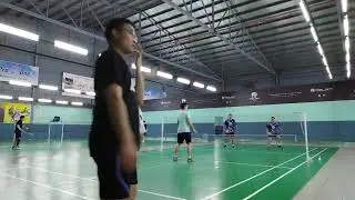 羽燕与kl交流赛8/3bryanliew和andrew chin vs男双切磋