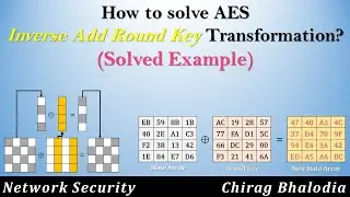Обратный AES-добавочный раундовый ключ | Как решить обратный AES-добавочный раундовый ключ | Решенный пример