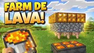 Farm de lava infinita e f&aacute;cil de fazer.🔥💚