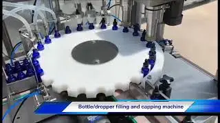Bottle /Dropper filling and capping machine