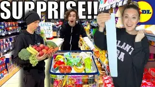 SURPRISE! Can We Buy a HEALTHY JANUARY FOOD HAUL for ONLY £50?