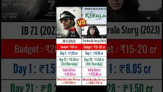 IB71 vs The Kerala Story comparison😱 | Budget, Collection, Hit/Flop | #shorts #viral #ytshorts #ib71