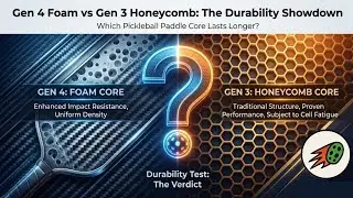 Gen 4 Foam vs Gen 3 Honeycomb Pickleball Paddles | Which Is More Durable?