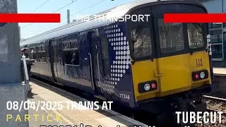 Trains at Partick 08/04/2025 Feat: Glasgow Subway Journey