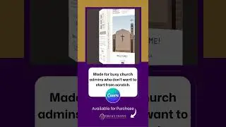 Professional Modern Style Bulletin Template for Your Church