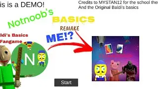 I'M IN THIS GAME! Notnoobs Basics Remake