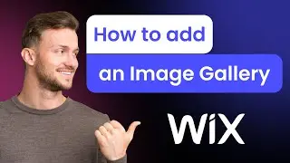 How to add an Image Gallery to Wix