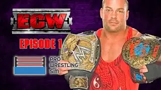 ECW ВОЗРОЖДАЕТСЯ в Pro Wrestling Sim | ECW на PWS #001