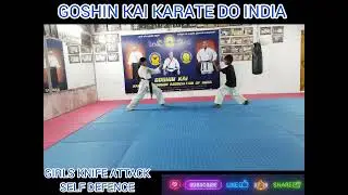 GIrls Knief attack Self Defence
