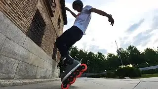 Wizard skating in Madrid Rio.