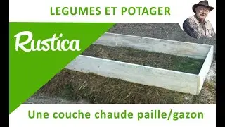 R&eacute;aliser une couche chaude sous un tunnel avec de la paille