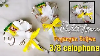 TUTORIAL BUKET MINI SNACK DAN PULPEN  BUAT PEGANGAN UNTUK HADIAH GURU