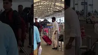 #RamCharan Spotted at Hyderabad Airport | #Gulte.com #shorts