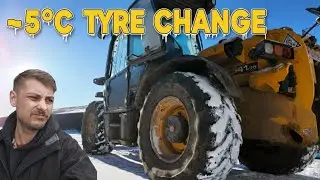 Frozen Fingers & Bad Decisions | 4 Loadall Tyres at -5&deg;C