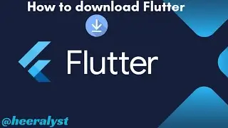 How to download flutter on your PC. Set the path. And run your first Application.💻 #flutter #coding 