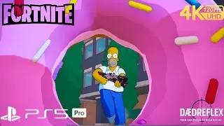 *FALLING FOOD*🥯🍩🍪 Fortnite | *Homer Simpson* Gameplay (PS5 Pro) 4K 120FPS UHD Gameplay