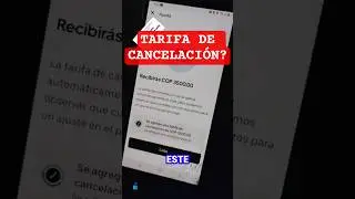 Como obtener TARIFA de CANCELACI&Oacute;N en UBER. #uber #uberdriver #tarifas #tutorial #conductor