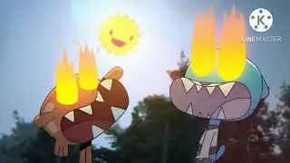 Gumball & Darwin's fire eyes