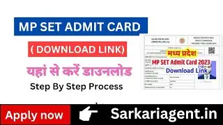 MP SET Admit Card 2024 kaise download kaise | how to download MP SET Admit Card 2024 #mpset2024