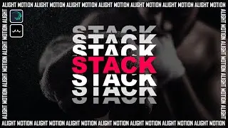 Create Split Typography Effects Like After Effect in Alight Motion