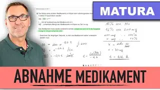 Exponentialfunktion erstellen | Zerfallsfunktion | Abnahmefaktor | Medikamentenabbau (1) A_251 d