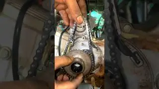 Hero Splendor self chain change #tvs #hero #passionpro #tvs #yamaha #engine #ktm