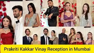 Prakriti Kakkar Vinay Reception Prakriti Sukriti Radhika Akasa singh Vishal Dalani  Barkha Singh ❤️😍