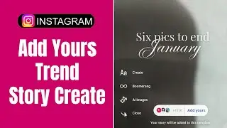 Six Pics Of January Instagram Add Yours Trend Story Create