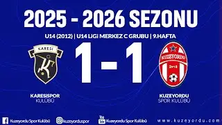 U14 (2012) | 2025 - 2026 SEZONU | 9.HAFTA | KARESİSPOR - KUZEYORDU