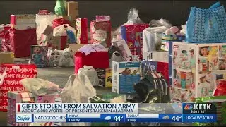 Christmas Stolen: Thieves take Salvation Army toy donations