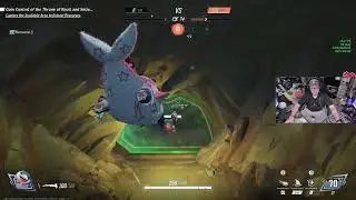 Marvel Rivals S4 Jeff Gameplay on Resource Rumble Map, Throne of Knull 2.