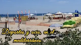 Verano en el mediterráneo.|Deporte y ocio en la playa.[Castellón de la plana]