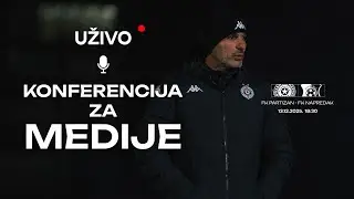 Konferencija za medije pred meč 19. kola SLS, FK Partizan - FK Napredak