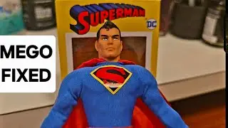 Mego Superman Max Fleischer Custom  Action Figure Review modified vs Mezco One:12 scale Toy Fair