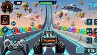 Monster Truck MEGA RAMP CARNAGE!! 💥💀Crazy Speed, Deadly Jumps&Extreme Crashes🚗🚗|Android Gameplay