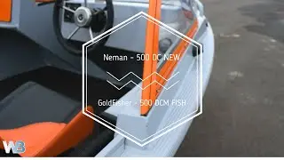 Обзор-сравнение катеров Неман-500 DC NEW  и GoldFisher-500 DCM FISH. Видео от производителя.