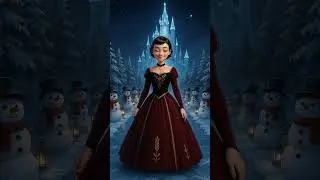 Queen of Ice Runway ❄️ | Sparkling Catwalk in Frozen Wonderland 💃 #FrozenMagic#IceQueen