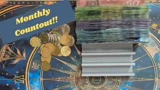 Monthly countout| HOW MUCH DID WE SAVE IN AUGUST?!!