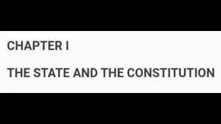 Constitution of Guyana | Chapter 1 | The State & the Constitution