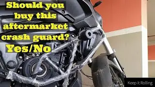 ₹3000/- CRASH GUARD FOR #Dominar | IS IT BETTER THAN ZANA ? #keepitrolling