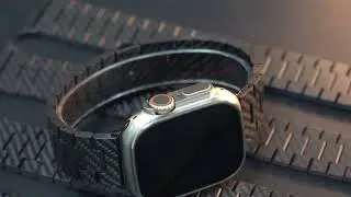 Haflyer 1K Carbon Fiber Apple Watch Band | Premium Ultra-Light Black Strap
