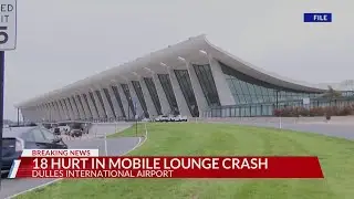 Mobile Lounge Crashes into Building at Dulles International Airport