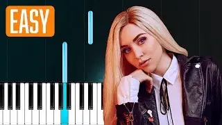 Ava Max - Sweet but Psycho 100% EASY PIANO TUTORIAL