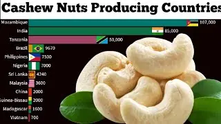World's Largest Cashew Nut Producing Countries 1961-2020