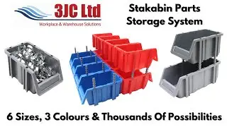 3jc Ltd Stakabins Plastic Parts Storage System