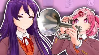 【MMD】Every day life in Doki Doki Literature Club!  (DDLC Kirby Trumpet Meme)